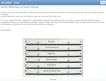 Tablet Screenshot of christinesteiner.de